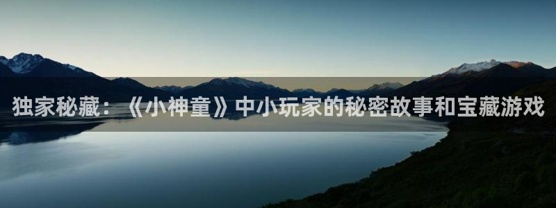 新宝GG品牌设计：独家秘藏：《小神童》中小玩家的秘密故事和宝藏游戏